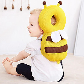 Newborn Head Back Protection Baby Pillow Toddler Cushion Yellow Ventilate