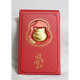 Bao lì xì Vàng 24k Mèo Vẫy Tài (BLX_MEO)