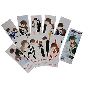 Hộp 36 Bookmark Đánh Dấu Sách Rung Động Trái Tim