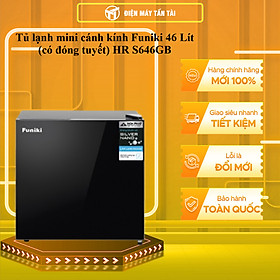 Tủ lạnh mini cánh kính Funiki HR S646GB 46 lít - Hàng chính hãng