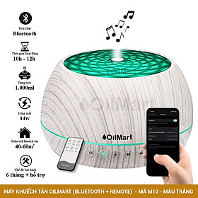 Máy Khuếch Tán Tinh Dầu Oilmart Loa Âm Nhạc - 14W 1000ml (Tích Hợp Bluetooth)