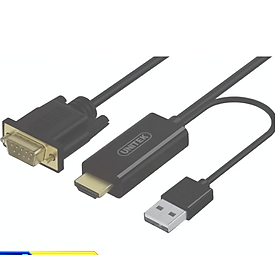 Mua CÁP HDMI RA VGA V128DBK UNITEK - HÀNG CHÍNH HÃNG