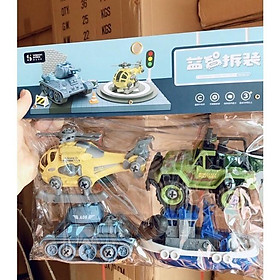 Đồ Chơi Set 4 Ô Tô Chạy Đà Nhiều Sắc Màu Cho Bé Yêu