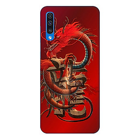 Ốp lưng dành cho điện thoại Samsung Galaxy A50 hình Rồng Đỏ - Hàng chính hãng