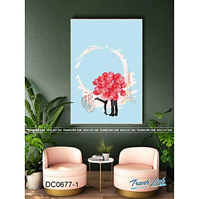 Mua Tranh Canvas decor treo tường trang trí phòng ngủ dc.ttph0325