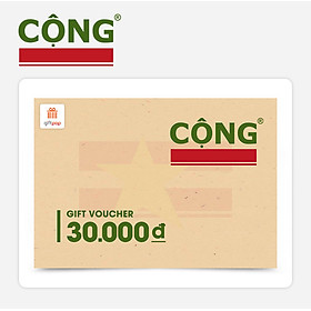 Cộng Cà Phê - Voucher Cộng Cà Phê 30K