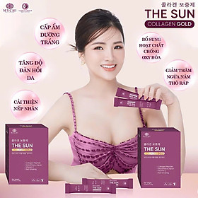 Collagen Mychi - The Sun Collagen Gold Mychi (Đẹp Da Mờ Nám, Tốt cho Nội Tiết tố, hiệu quả 100% sau 1 tháng)