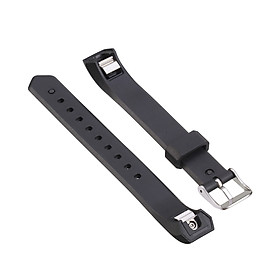 Dây Đeo Silicone Dành Cho Vòng Theo Dõi Sức Khỏe Fitbit Alta Màu Đen