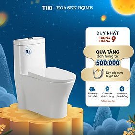 Mua Bồn cầu một khối TUSLO COC 6274 xả xoáy lỗ đôi tạo dòng nước ổn định  xả sạch chất thải vượt trội - Hoa Sen Home - Hàng chính hãng