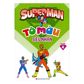 Tô Màu Siêu Nhân Superman Quyển 4