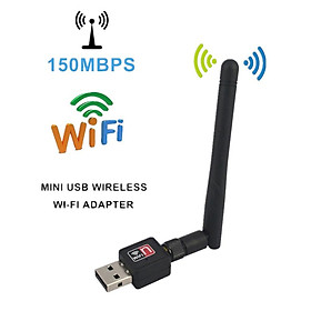 Bộ thu mạng không dây chuẩn N Mini Ethernet kết nối USB Wifi 150Mbps MT7601 băng thông và tốc độ cao