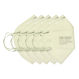 Mua Combo 5 Khẩu Trang Chống Bụi 9001 3M - Trắng