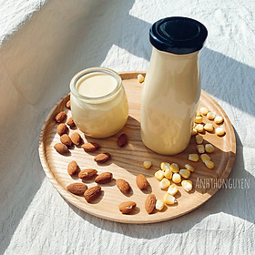 Khay gỗ ONGTRE tự nhiên hình tròn, chữ nhật, vuông, Nhiều kích thước, Gỗ Tần Bì nguyên khối, (Hàng VN)