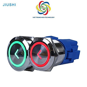 Mua Nút Ấn Kim Loại Con Trỏ Lên(ʌ) Xuống(v) Trái( ) Phải( ) Phi 22 Có Đèn LED 24V Chống Nước| Nút Nhấn Nhả Công Tắc Tạm Thời