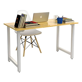 Bộ Bàn Rec-T Và Ghế Eames Chân Gỗ IBIE TCRET12RW-EAMSW - Trắng