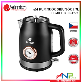 Mua Ấm đun siêu tốc Elmich KEE-1777 (Mầu Đen  Dung Tích 1 7 Lít  Công Suất 2200W  Có đồng hồ báo nhiệt độ nước) - Hàng Chính Hãng