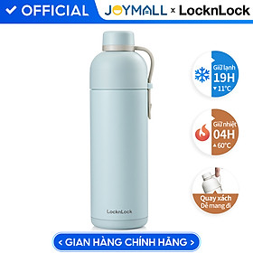 Mua Bình giữ nhiệt Lock&Lock Belt Bottle LHC4267 490ml - Hàng chính hãng có quai xách  miệng rộng có thể cho đá - JoyMall