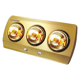 Mua Đèn sưởi nhà tắm Đèn sưởi treo tường Hàng chính hãng Kungfu 3 bóng KF-DS3 Công nghệ chiếu sáng hồng ngoại an toàn  chống chói
