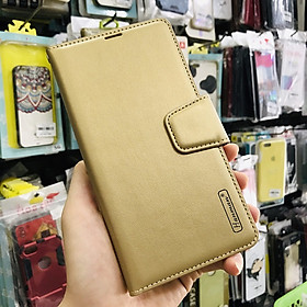 Bao da dạng ví dành cho OPPO A12 chính hãng Hanman có quai cài