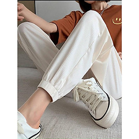 Quần Nỉ Nữ Bo Gấu Chất Tổ Ông Cao Cấp Kiểu Ống Đứng Free size Siêu Đẹp