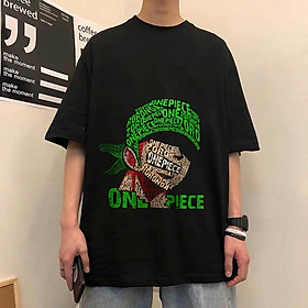 Áo thun tay lỡ One Piece Zoro cực ngầu giá rẻ
