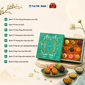 [HSD: 29.09.2026] - [Hộp 9 Bánh] Bánh Trung Thu Đại Phát - Lễ Hộp Hoàng Kim 810