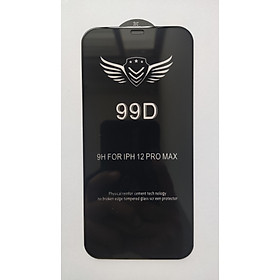 Mua Miếng dán kính cường lực 99D Full màn hình dành cho điện thoại iPhone 12/ iPhone 12 Pro / iPhone 12 Pro Max / iPhone 12 Mini - Hàng chính hãng
