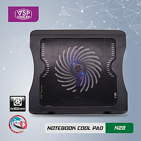 Mua ĐẾ TẢN NHIỆT VSP Cooler N28 (1*Fan 16cm) - giao ngẫu nhiên - hàng nhập khẩu