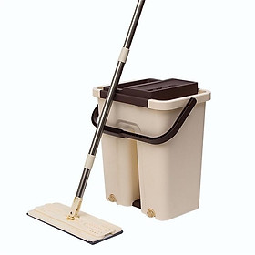 Mua Cây lau nhà kèm thùng tự vắt 2 ngăn tặng kèm 2 miếng lau