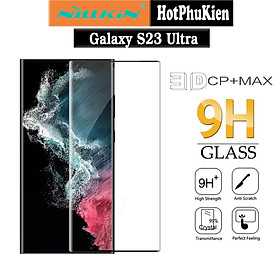 Mua Miếng dán kính cường lực full 3D cho Samsung Galaxy S23 Ultra hiệu Nillkin 3D CP+ Max chỉ mỏng 0.3mm Kính AGC Japan  Chống lóa hạn chế vân tay  bảo vệ đôi mắt - hàng nhập khẩu