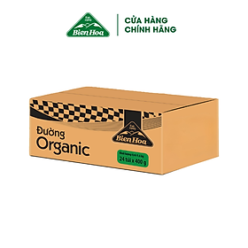 Thùng 24 Túi Đường Organic Biên Hòa túi 400g/túi