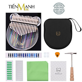 Mua Đàn Kalimba Kimi M10S Màu Cầu Vồng Rainbow - 17 Phím Acrylic Trong Suốt M-10S (Hộp cứng chống sốc  Búa chỉnh âm  Sticker dán note  Khăn lau  Sách học) - Kèm Móng Gảy DreamMaker