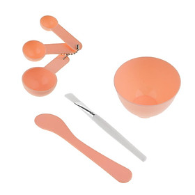 6pcs Makeup Beauty DIY Facial Mask Bowl Brush Spoon Stick Tool Kit Homemade
