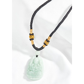 Mặt Dây Chuyền Phật Bản Mệnh Đá Cẩm Thạch Phỉ Thúy 3.6x2.3cm - Ngọc Quý Gemstones