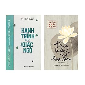 Hình ảnh Sách Tôn Giáo - Tâm Linh : Quăng Mình Vào Chốn Thiền Môn Tập 02 – Hành Trình Cùng Báo Giác Ngộ + Từng Bước Nở Hoa Sen