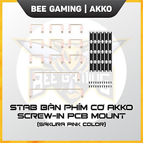 Mua Stab bàn phím cơ chính hãng AKKO Screw-in PCB Mount (Clear / Sakura Pink / Tiffany Blue