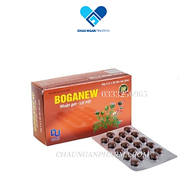 Viên uống giải độc gan BOGANEW Đại Uy Hộp 5 vỉ x 20 viên