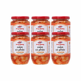 6 Hũ Mắm Cà Pháo Sông Hương Foods Hũ 390g