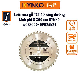 Mua LƯỠI CƯA GỖ TCT 40 RĂNG đường kính phi Ø 300mm KYNKO WGZ300040PD25b24