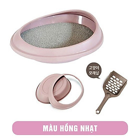 Purmi -Khay vệ sinh Cho Mèo Hàn Quốc nhựa cao cấp size nhỏ nhiều màu (kèm xẻng)