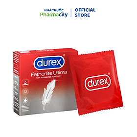 Bao Cao Su Durex Fetherlite Ultima (Hộp 3 Cái)