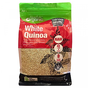 Hạt diêm mạch trắng hữu cơ Absolute Organic White Quinoa (1KG) - Nhập khẩu Australia