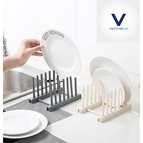 Kệ nhựa để chén dĩa tiện lợi hình chữ T