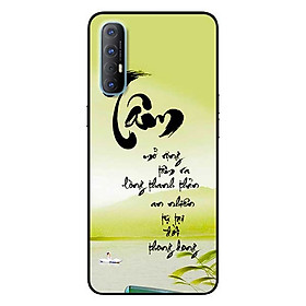 Ốp lưng dành cho Oppo Reno 3 Pro mẫu Tâm