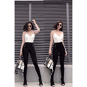 QUẦN LEGGING 6 KHUY UMI CẠP CAO SIÊU TÔN DÁNG L013