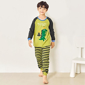 Bộ đồ quần áo dài tay cotton mùa thu đông dáng rộng cho bé trai U1033