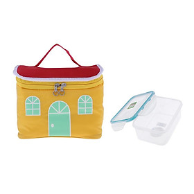 Insulated  Cooler Storage Bag School Carry Tote Container