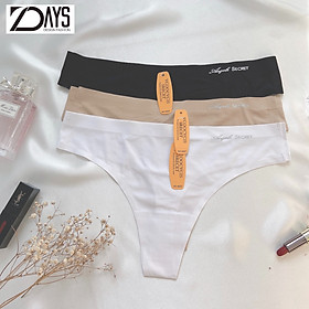 Combo 3 quần lót nữ, quần lót su đúc trơn lọt khe không viền sexy