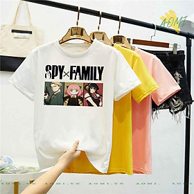 ÁO THUN UNISEX family X spy PHÔNG TRẮNG TAY NGẮN NAM NỮ GIA ĐÌNH CẶP ĐÔI SIZE TRẺ EM BÉ TRAI GÁI AOMIVN