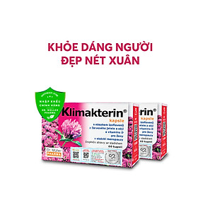 Combo 2 Hộp Viên Nội Tiết Tố Nữ Klimakterin - Estrogen Thảo Dược - Cân Bằng Nội Tiết Tố Nữ - Chậm Quá Trình Lão Hóa, Mãn Kinh - Dr. Muller Từ Cộng Hòa Séc